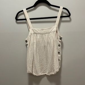 Universal thread small white tank top